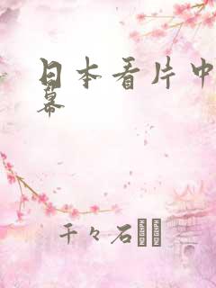 日本看片中文字幕