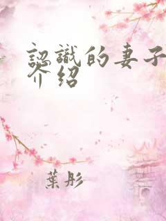 认识的妻子剧情介绍