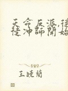 天命反派,从逆徒冲师开始 完结