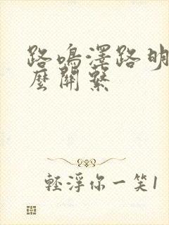 路鸣泽路明非什么关系