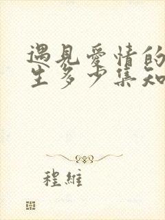 遇见爱情的利先生多少集知道身世