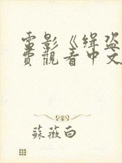 电影《缉盗》免费观看中文