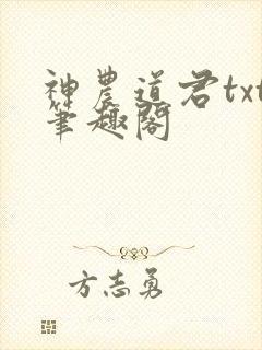 神农道君txt笔趣阁