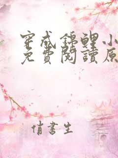 穿成锦鲤小夫郎免费阅读原文