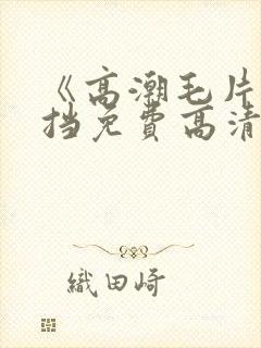 《高潮毛片无遮挡免费高清》