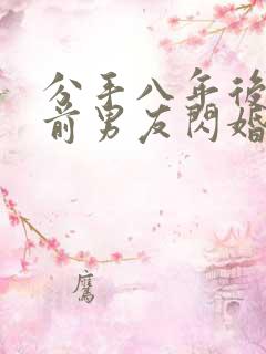 分手八年后我和前男友闪婚了