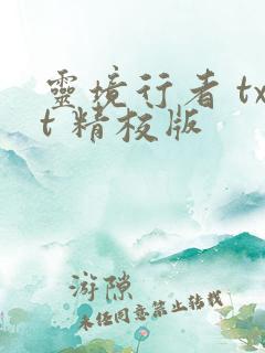 灵境行者 txt 精校版