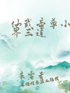 仙武帝尊小说六界三道