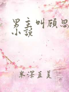 男主叫顾思辰的小说