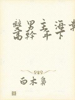 双男主 海棠 高干 年下