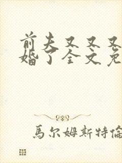 前夫又又又想复婚了全文免费