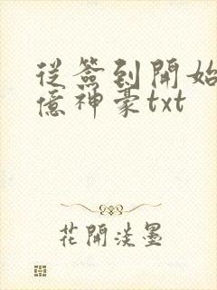 从签到开始当千亿神豪txt