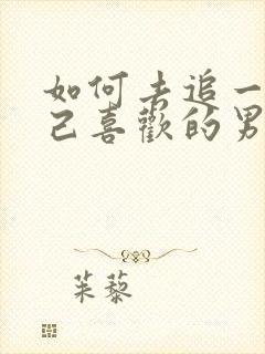 如何去追一个自己喜欢的男生