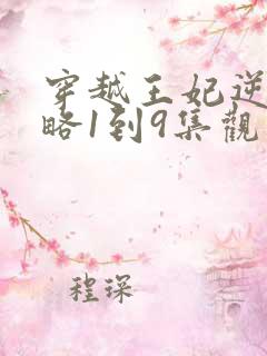 穿越王妃逆袭攻略1到9集观看