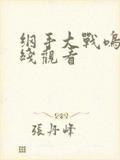 纲手大战鸣人在线观看