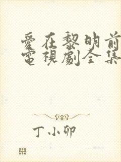 爱在黎明前升起电视剧全集