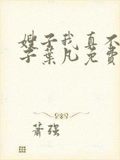 嫂子我真不是傻子叶凡免费