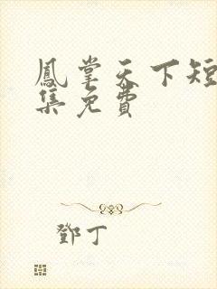 凤掌天下短剧全集免费