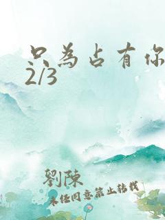 只为占有你短剧2/3