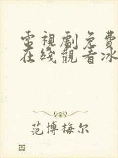 电视剧免费全集在线观看冰雨火