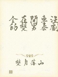 全在开车没停过的双男泰剧