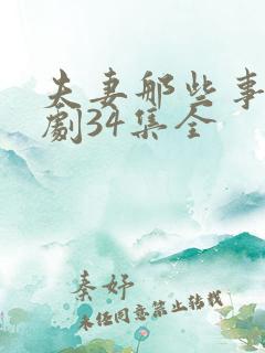 夫妻那些事电视剧34集全