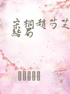 宋桐赵芍芝番外结局