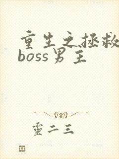 重生之拯救黑化boss男主