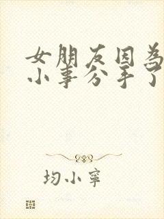 女朋友因为一些小事分手了怎么挽回