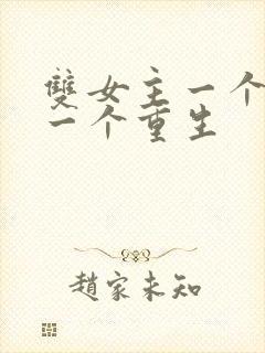 双女主一个穿越一个重生