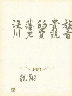 没落的贵族琉璃川免费观看全集