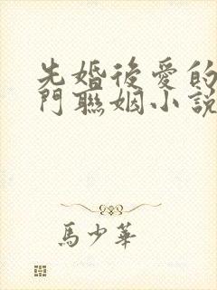 先婚后爱的双豪门联姻小说甜宠文