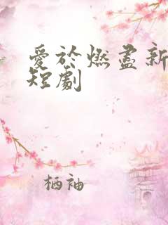 爱于燃尽新生 短剧