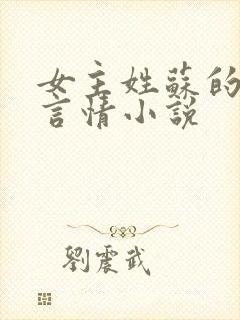 女主姓苏的现代言情小说