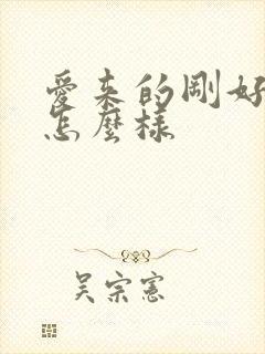 爱来的刚好结局怎么样