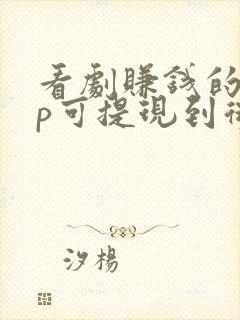 看剧赚钱的app可提现到微信