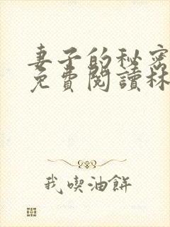 妻子的秘密小说免费阅读林雅茹