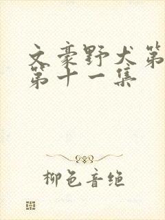 文豪野犬第三季第十一集