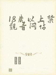 18岁以上禁止观看网站