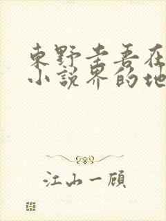 东野圭吾在推理小说界的地位