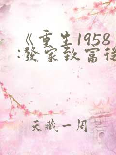 《重生1958:发家致富从南锣鼓巷开始》