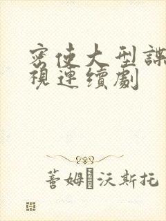 密使大型谍战电视连续剧