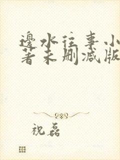 边水往事小说原著未删减版