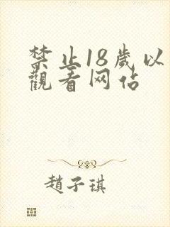 禁止18岁以下观看网站