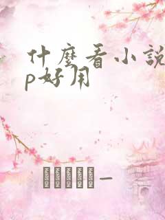 什么看小说app好用