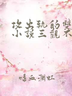 攻出轨的双男主小说三观不正