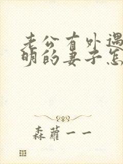 老公有外遇,聪明的妻子怎么做