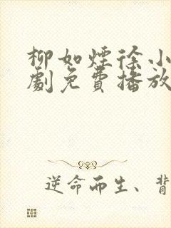 柳如烟徐小虎短剧免费播放