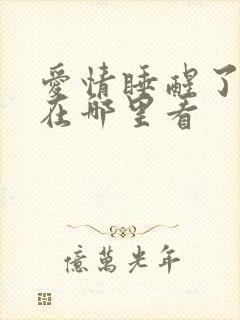 爱情睡醒了全集在哪里看