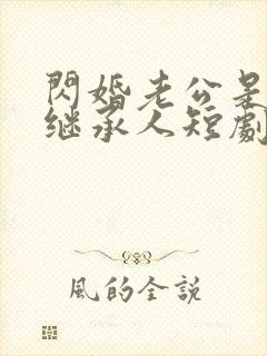 闪婚老公是豪门继承人短剧